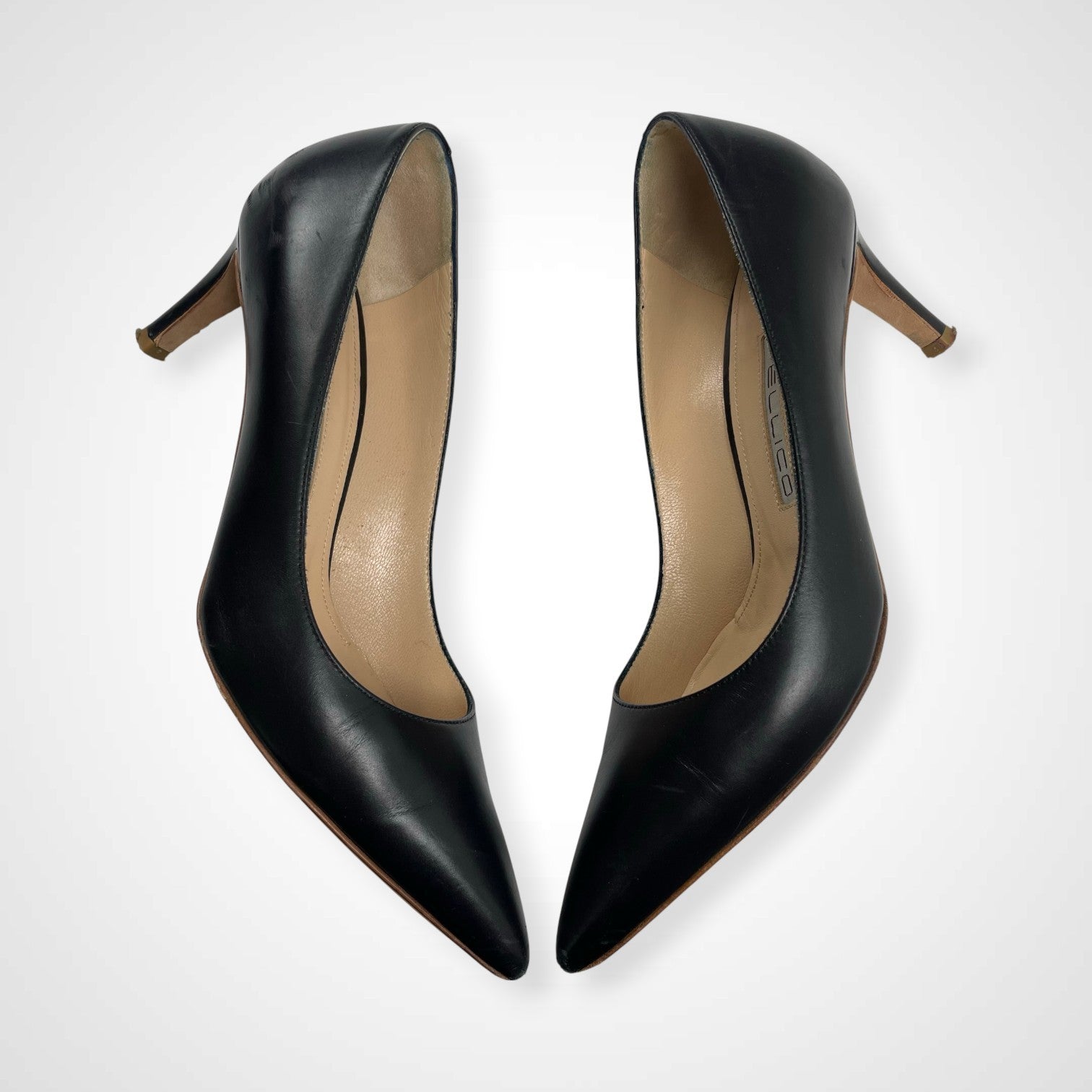 PELLICO ペリーコ / レザーパンプス ブラック 参考定価：40,000程度 SIZE:36(23cm程度)