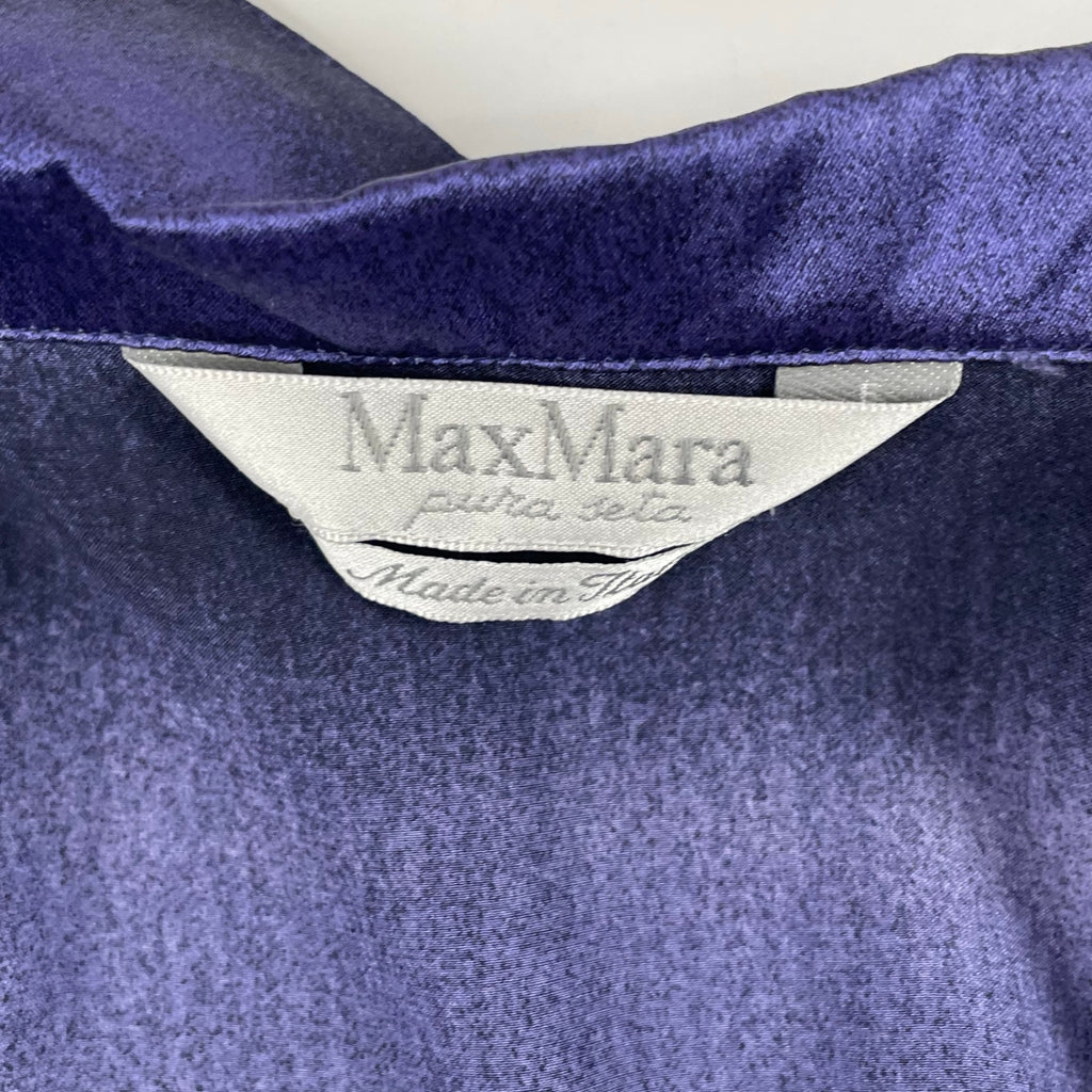 Maxmara / シルク グラデーションボーダーシャツ 参考定価：100,000程度 SIZE:40
