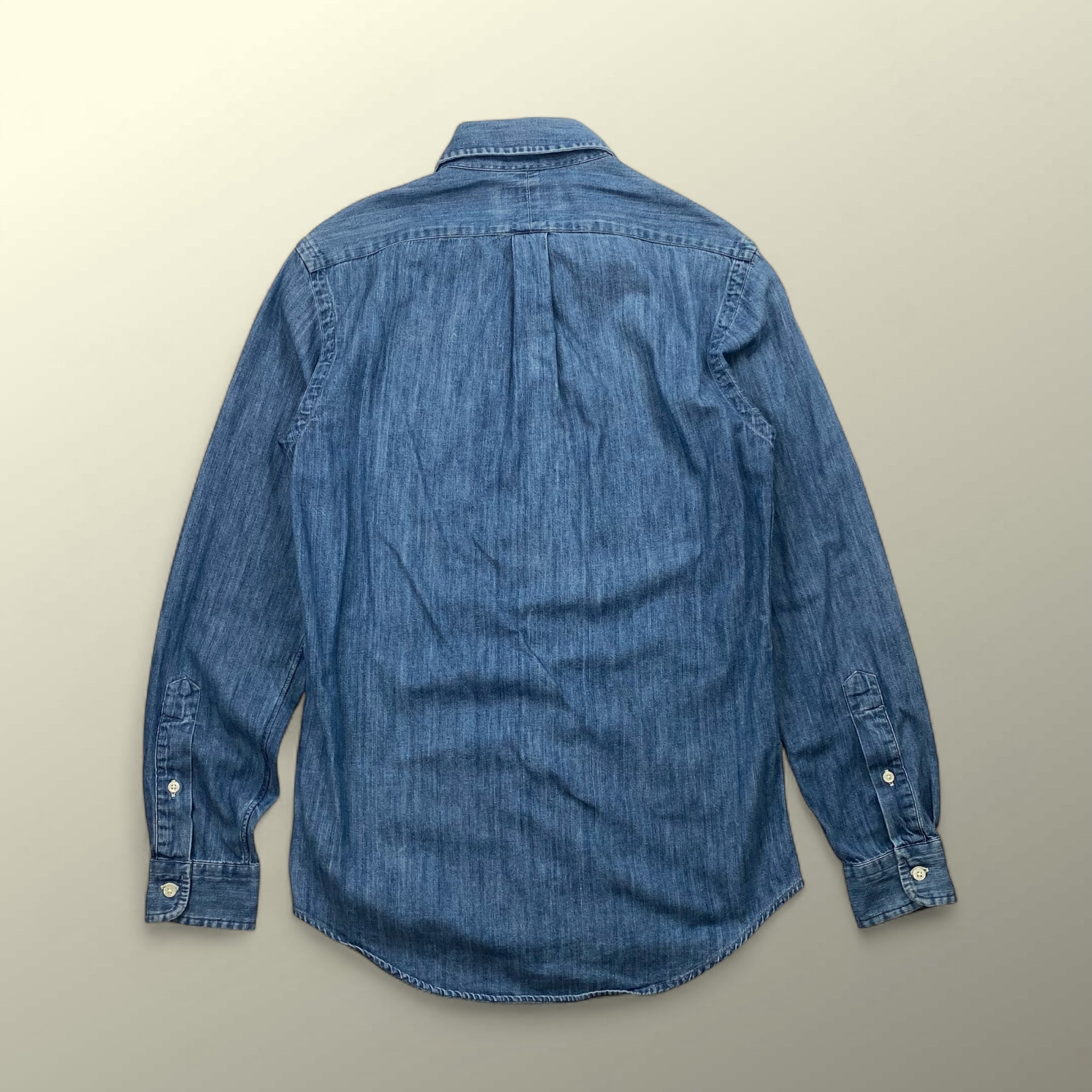 POLO RALPH LAUREN ポロ ラルフローレン / ボタンダウン デニムシャツ ポニー刺繍 SIZE：XS