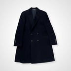 beautiful people × Loro Piana ビューティフル ピープル ロロピアーナ / カシミヤMIXチェスターコート ダークネイビー 参考定価：105,000+tax SIZE:130(XS-S)