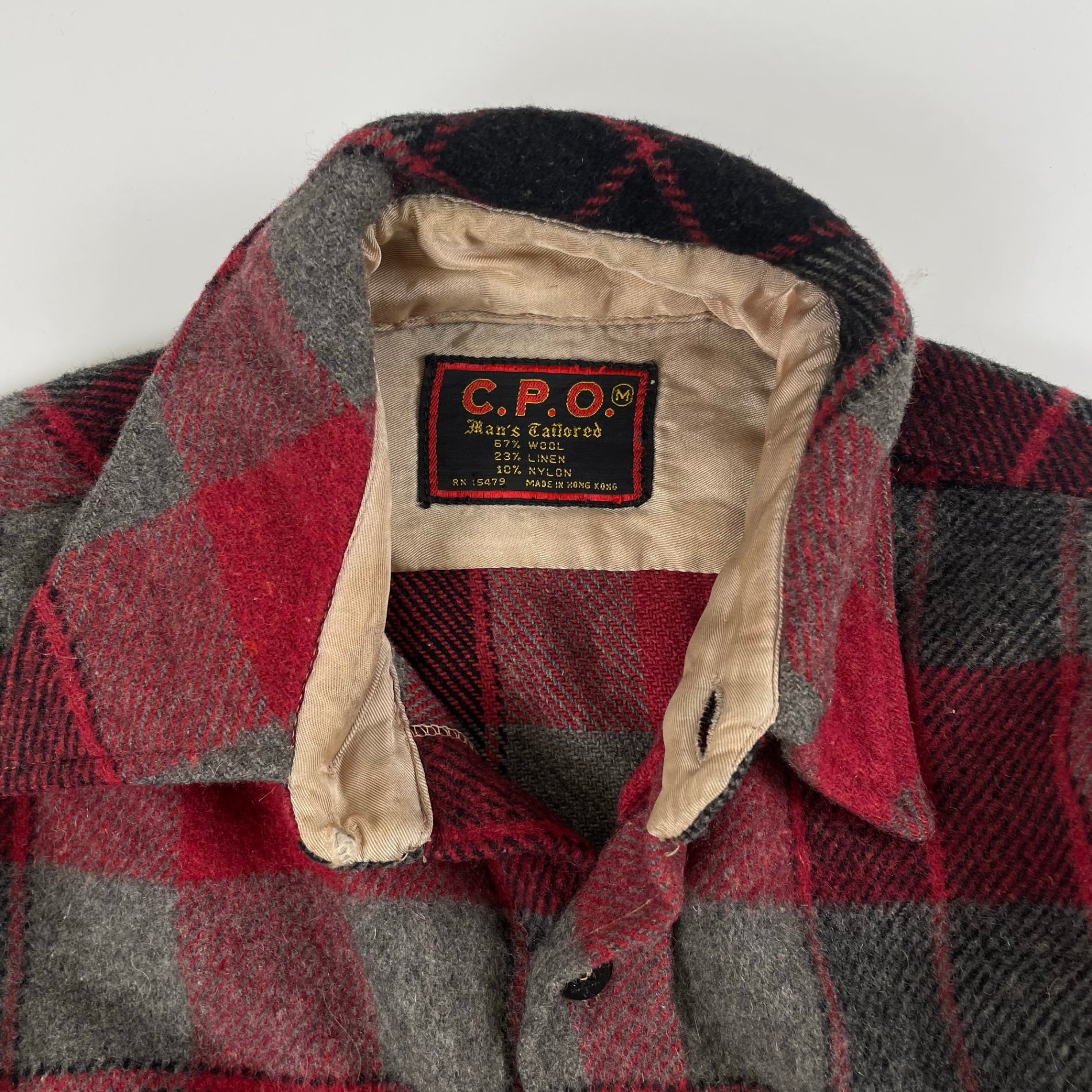 VINTAGE / 〈C.P.O〉フランネルジャケット SIZE:M