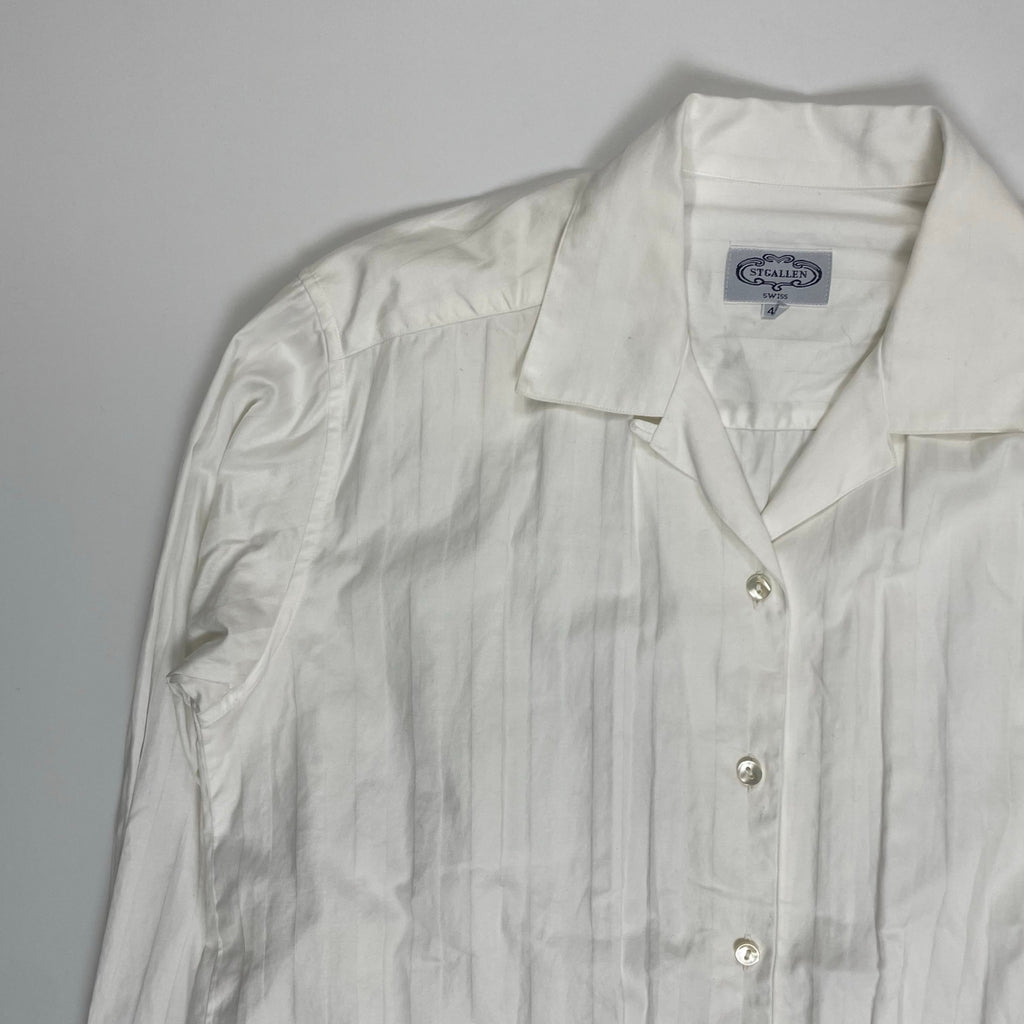 VINTAGE ヴィンテージ / オープンカラーシャツ ホワイト スイス製 SIZE:40