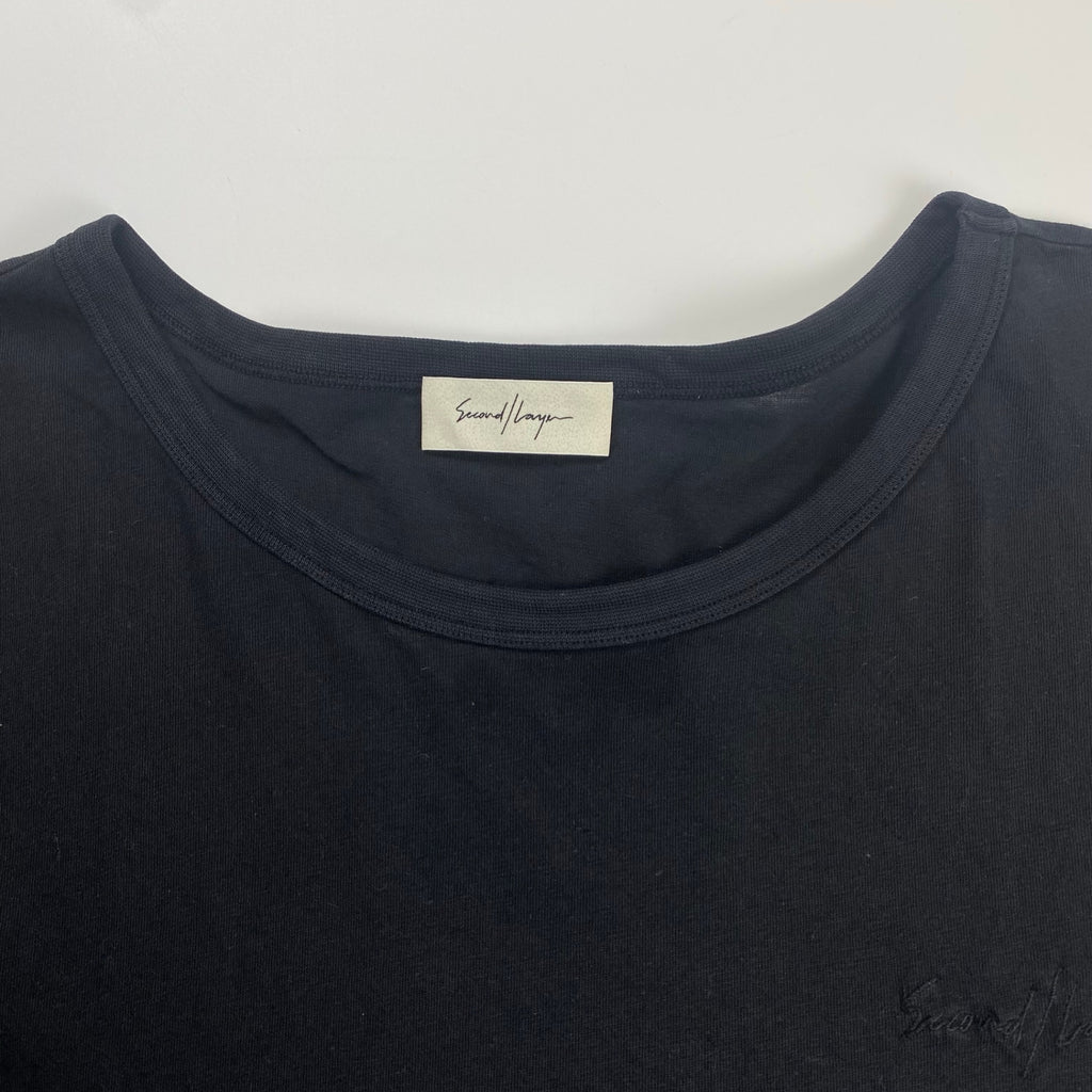 Second Layer セカンドレイヤー / CORE MINI TEE 刺繍ロゴ Tシャツ SIZE:XL