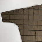 【ユニセックス】 A-POC ABLE ISSEY MIYAKE エイポック エイブル イッセイミヤケ / TYPE-O 002 スチームストレッチ グリッドライトコート ブラウン SIZE：1