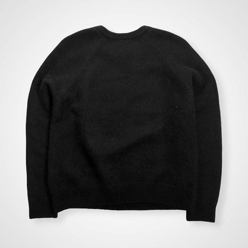 LACOSTE ラコステ / ジャガードロゴ デカワニ クルーネックニット 参考定価：31,000+tax SIZE:M