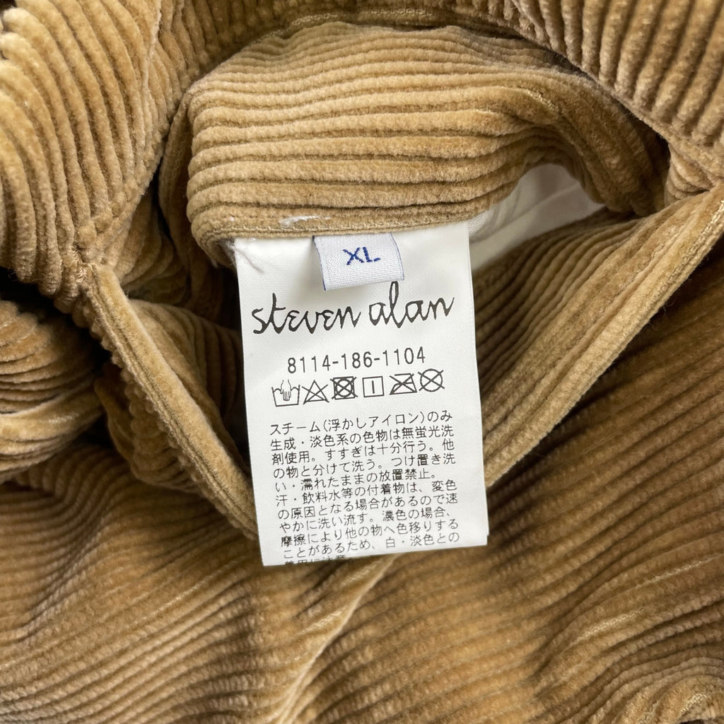 Steven Alan スティーブンアラン / 8Wヘビーウェイトコーデュロイツープリーツスラックス -BOLD  参考定価：20,000+tax SIZE：XL