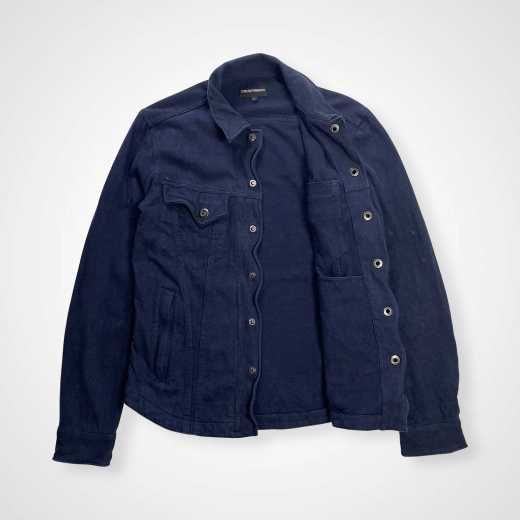 EMPORIO ARMANI エンポリオ アルマーニ / スウェットワイヤージャケット Y2K ネイビー SIZE:46