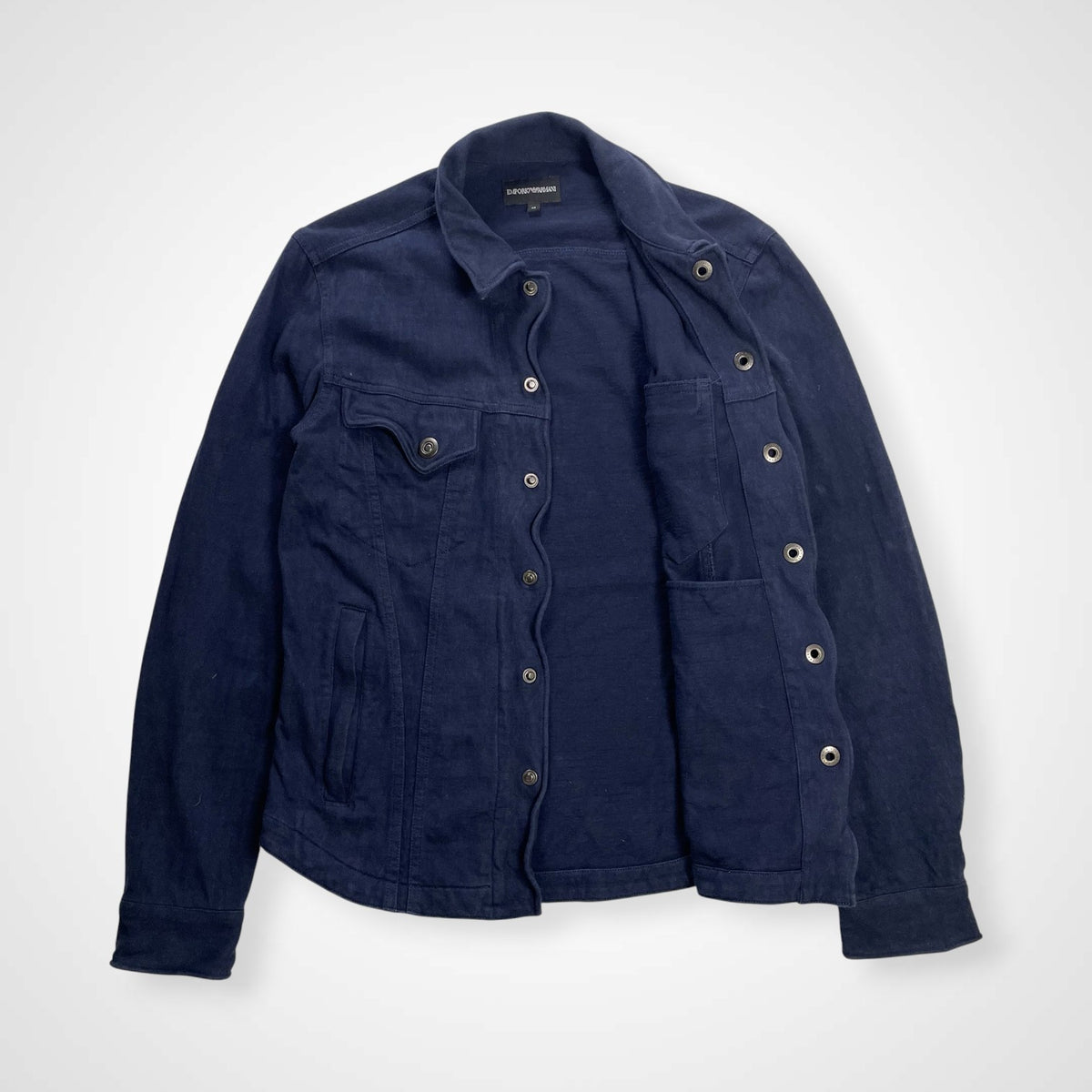 EMPORIO ARMANI エンポリオ アルマーニ / スウェットワイヤージャケット Y2K ネイビー SIZE:46