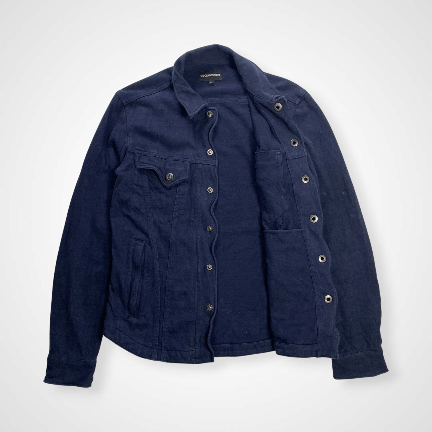 EMPORIO ARMANI エンポリオ アルマーニ / スウェットワイヤージャケット Y2K ネイビー SIZE:46