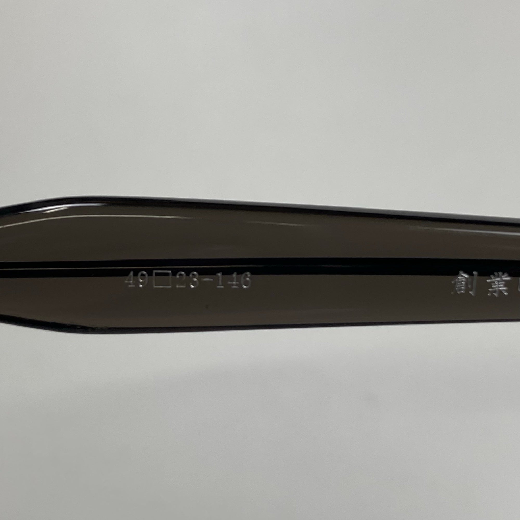 金子眼鏡 プレミアムライン / シルバーコンビ ウェリントン 度なしクリアレンズ  参考定価：80,000+tax