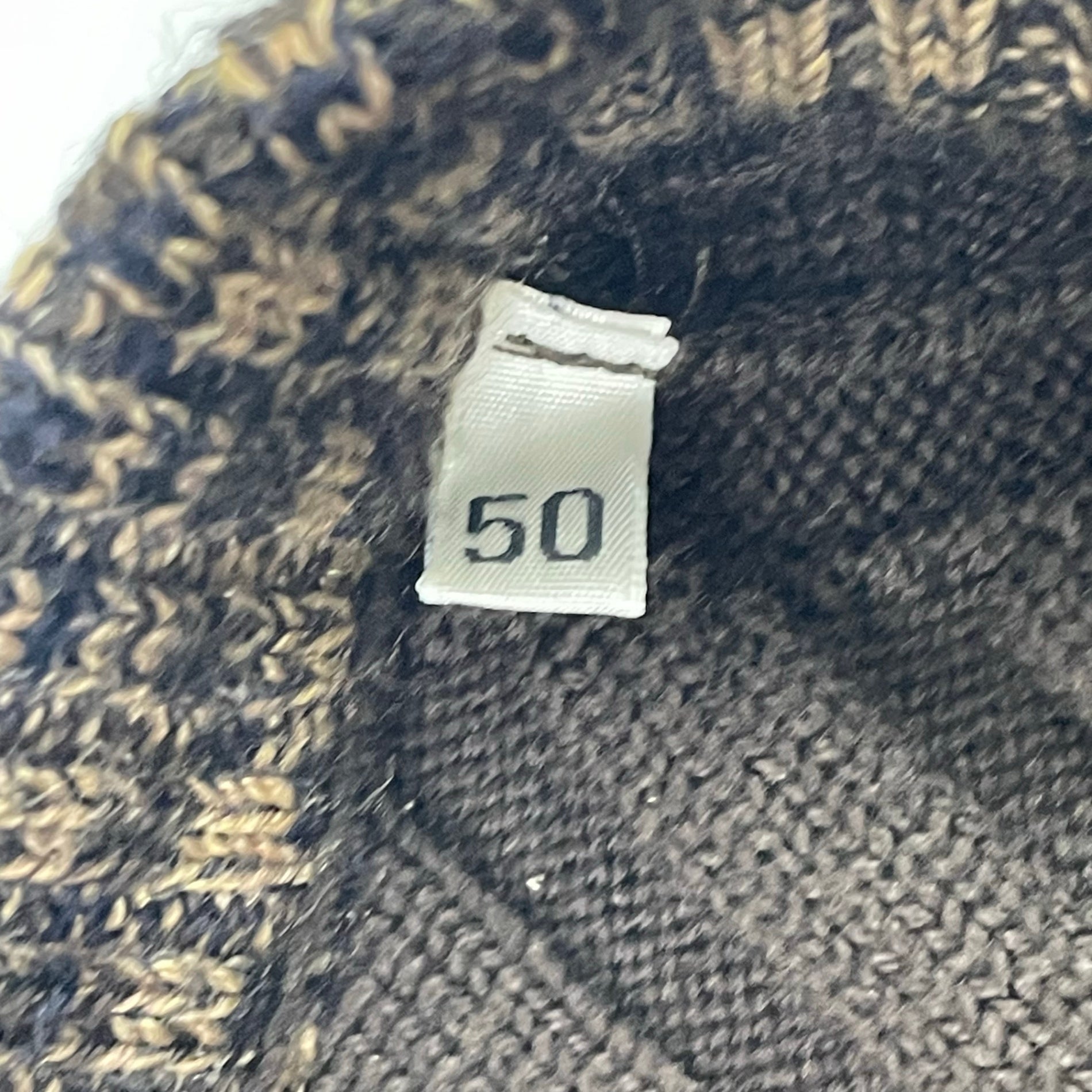 DOLCE&GABBANA / ヴァージンウール ヘンリーネックリブニット  SIZE:50