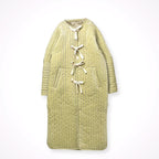 little suzie / Velvet Quilt Gambeson Long Coat 参考定価：60,000+tax SIZE:FREE