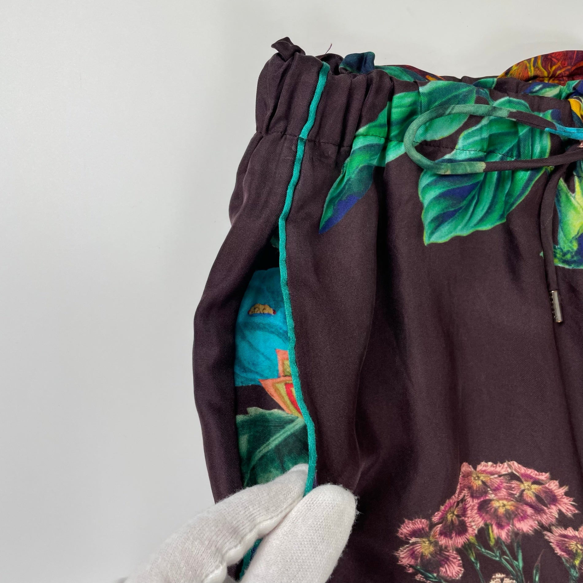 CABaN キャバン / シルクツイル IBIZAプリントイージーパンツ  参考定価：46,000+tax SIZE:XS