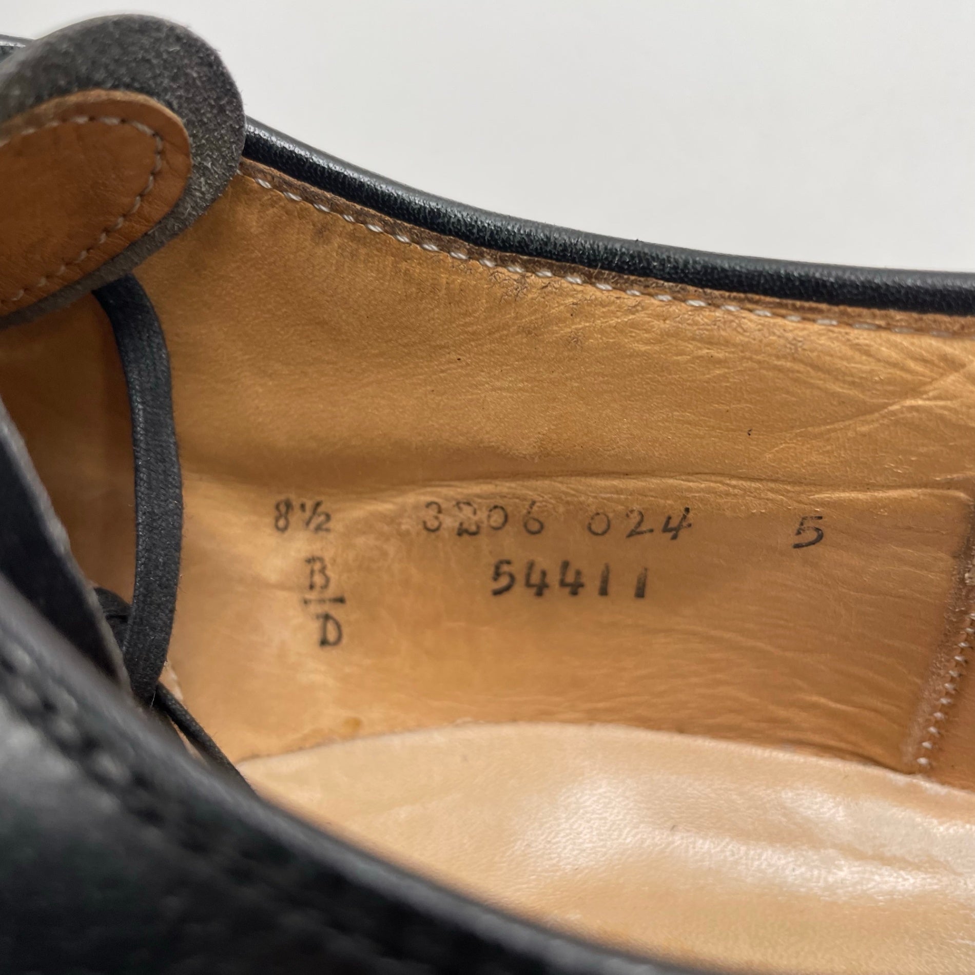 Alden オールデン / Vチップカーフ 54411 モディファイドラスト シューツリー付  参考定価：155,000+tax SIZE：8 1/2 B/D