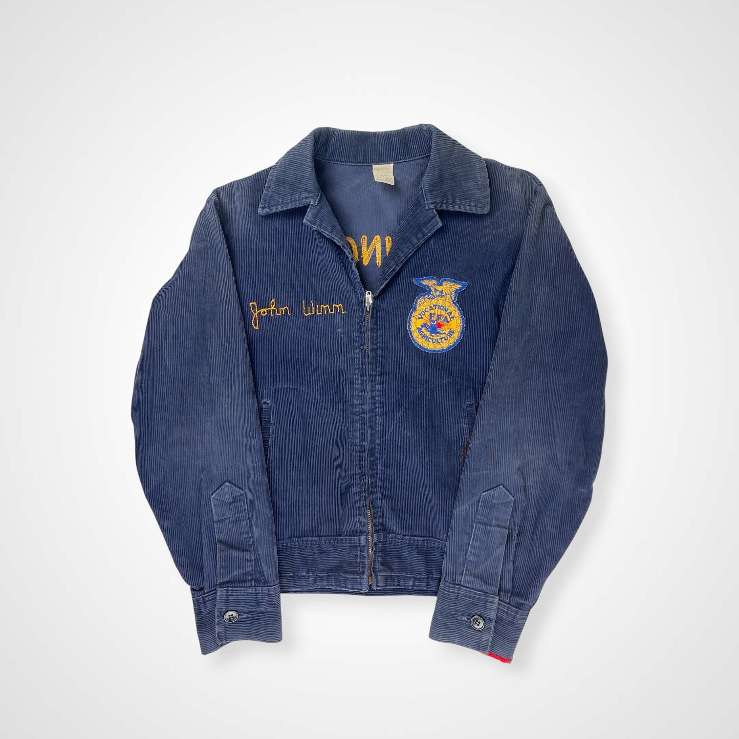 VINTAGE ヴィンテージ NATIONAL FFA / 5-60s ファーマーズジャケット ネイビー SIZE:34