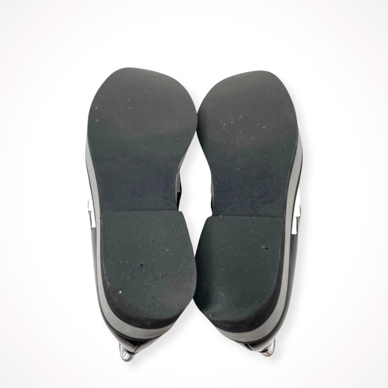 Robert Clergerie / 編み込み レースアップ厚底シューズ 参考定価：90,000程度 SIZE：38 1/2(24.5cm程度)