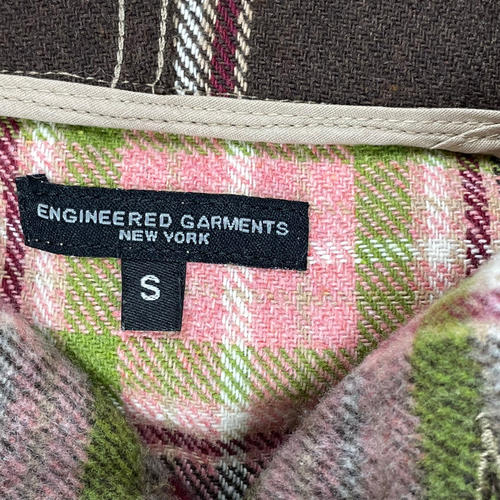 Engineered Garments エンジニアードガーメンツ / CAGOULE SHIRT POLY WOOL PLAID 参考定価：43,000+tax SIZE:S(L程度)