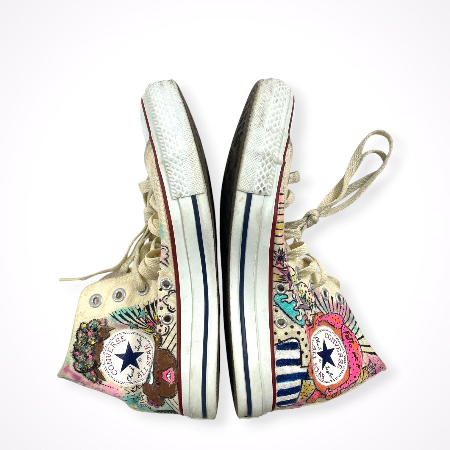 CONVERSE / ペイント ハイカットスニーカー SIZE:25cm