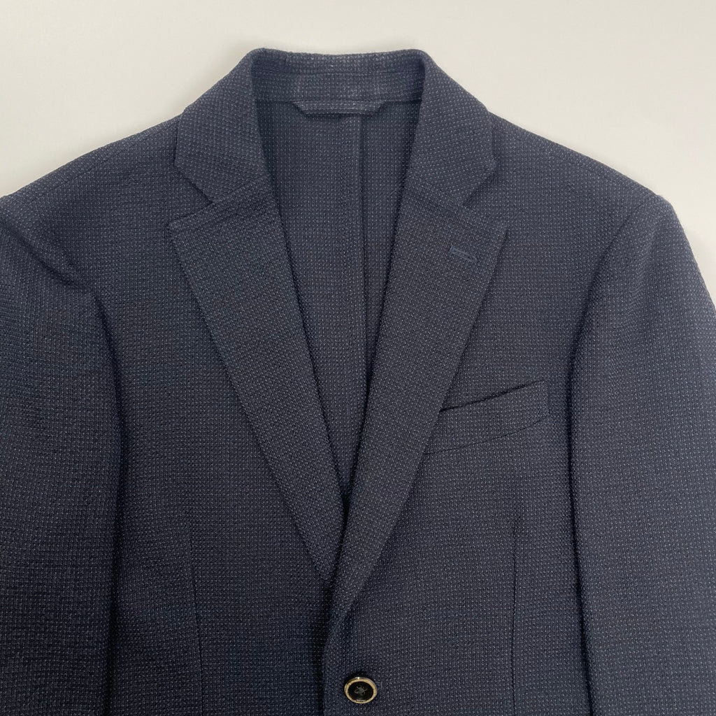 TOMORROWLAND トゥモローランド / Super120'sウールメッシュ シングルブレステッド2Bジャケット 参考定価：58,000+tax SIZE:44