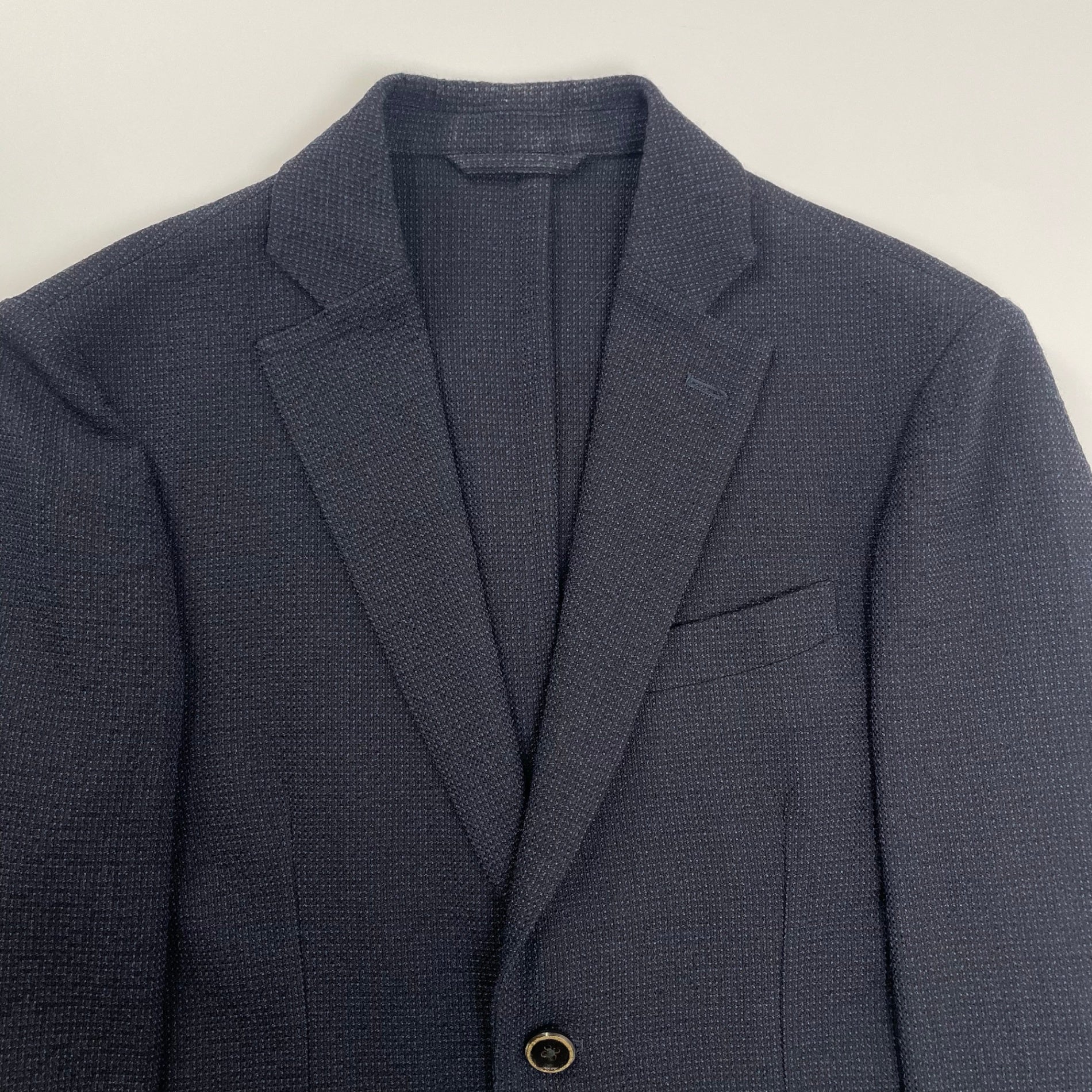 TOMORROWLAND トゥモローランド / Super120'sウールメッシュ シングルブレステッド2Bジャケット 参考定価：58,000+tax SIZE:44