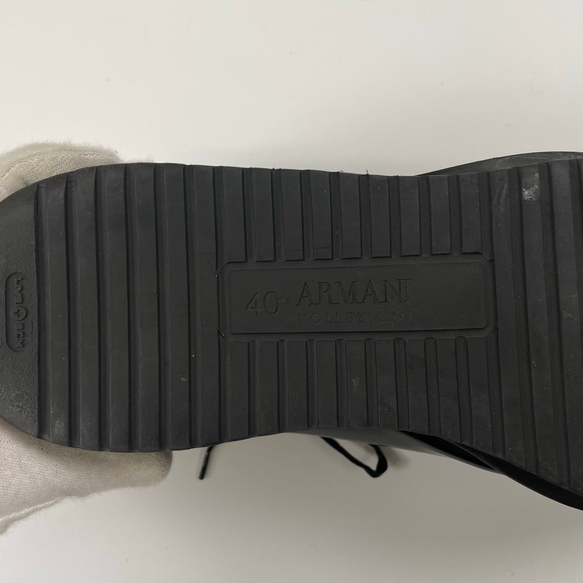 ARMANI COLLEZIONI / プレーントゥシューズ 参考定価：70,000程度 SIZE:25.5cm
