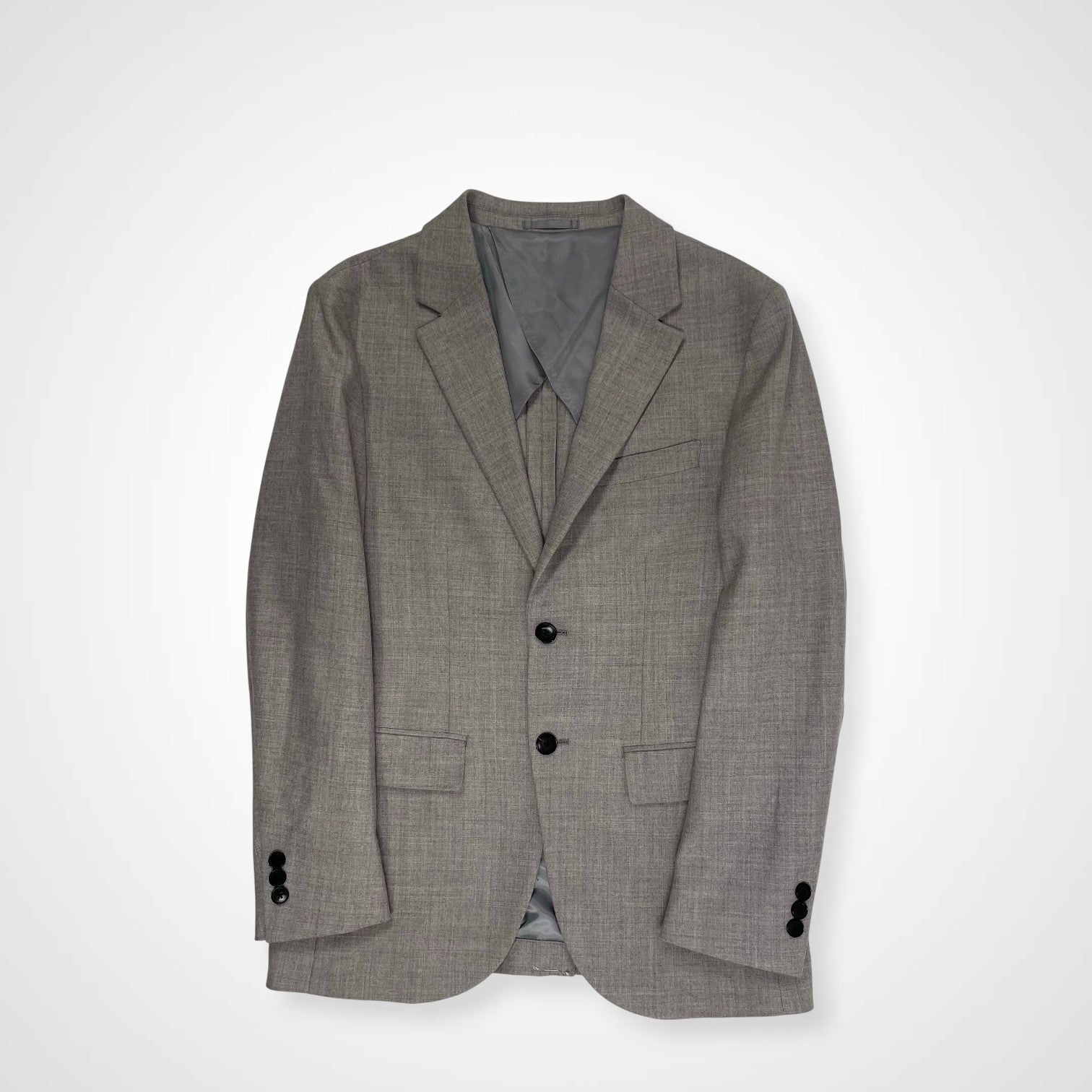 EDIFICE エディフィス / SUPER 120’sウールサキソニースーツ グレージュ 参考定価：40,000+tax SIZE:S