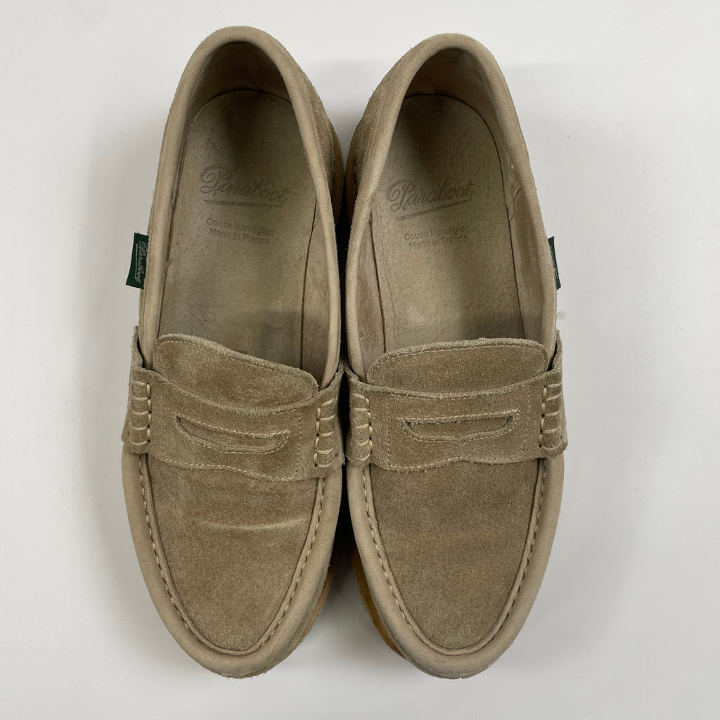 Paraboot パラブーツ / NANTESスウェードローファー 美品 箱付 参考定価：76,000+tax SIZE:5.5(24-24.5cm)