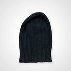 DOLCE＆GABBANA ドルチェアンドガッバーナ / ロゴチャーム アルパカニット帽 グレー