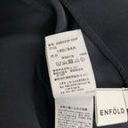 ENFOLD エンフォルド / ツイルストレッチランダムヘムプルオーバー 参考定価：21,600+tax SIZE:38