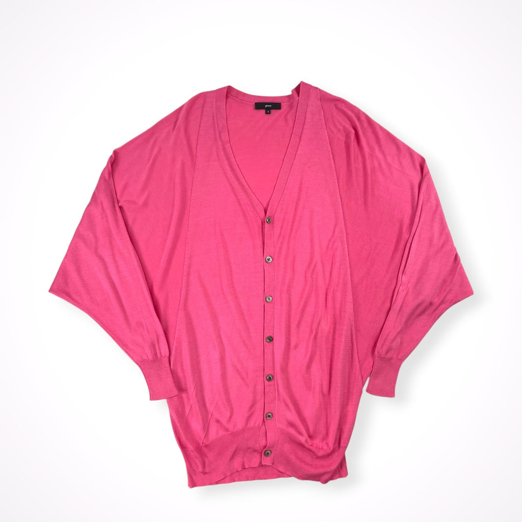 green(HYKE) / シルク100％ バルーンカーディガン 参考定価：28,000程度 SIZE:1