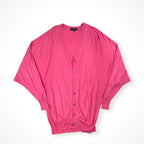 green(HYKE) / シルク100％ バルーンカーディガン 参考定価：28,000程度 SIZE:1