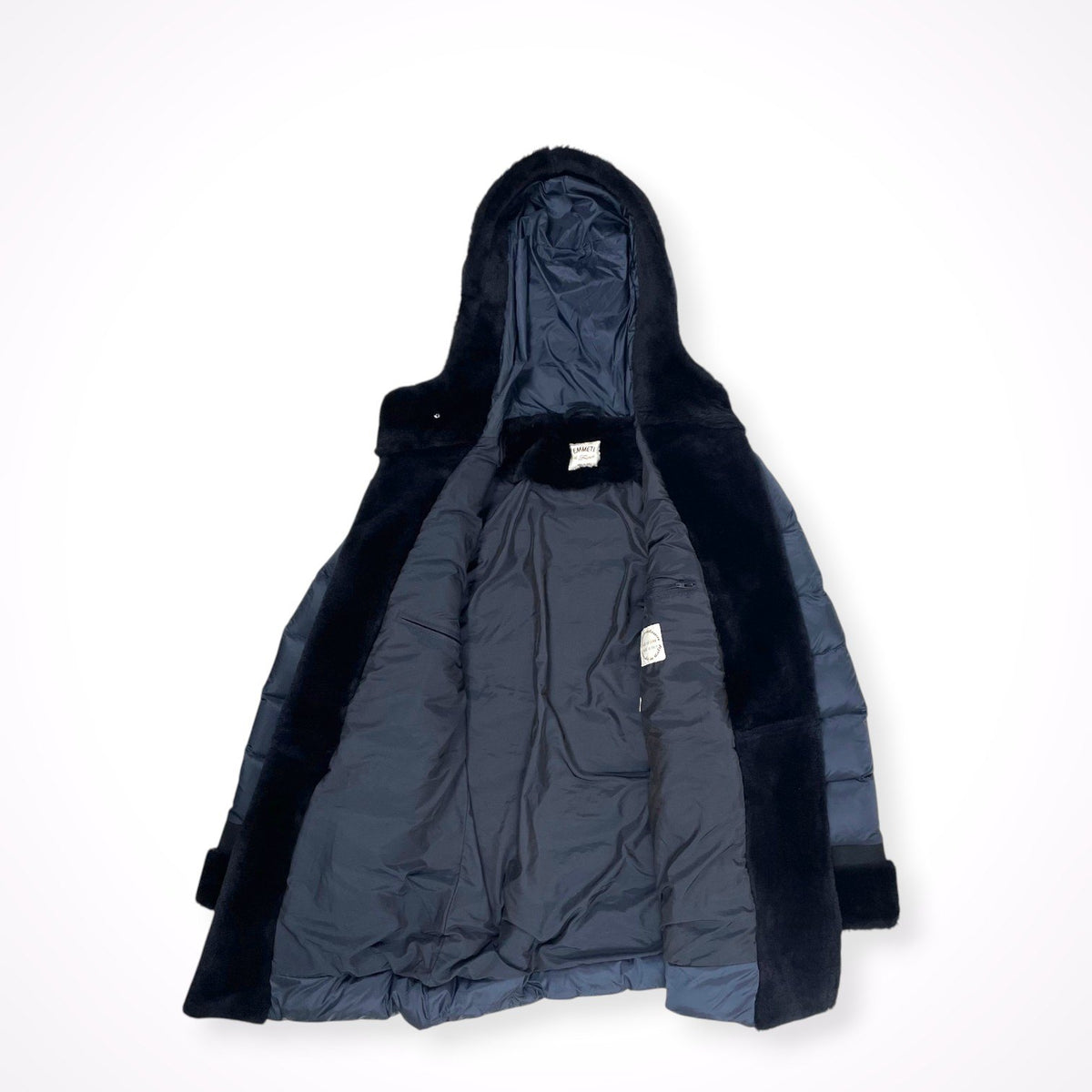 EMMETI / RAIMONDO ムートンダウンダッフルコート 参考定価：169,000+tax SIZE:46