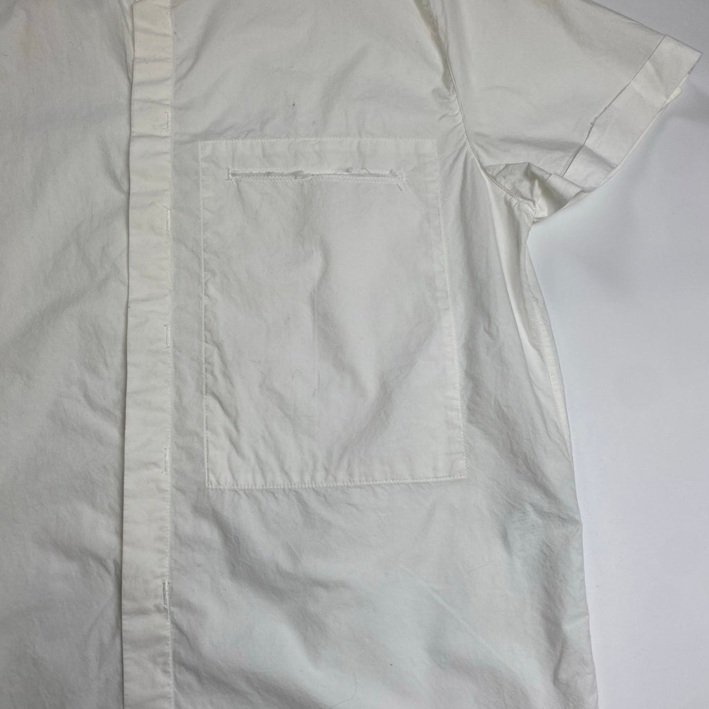 ISABEL BENENATO イザベル ベネナート / カラーレス ショートスリーブシャツ ホワイト SIZE:46