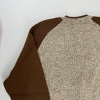Christian Dior MONSIEUR クリスチャンディオール ムッシュ / 2トーンヴィンテージカーディガン ベージュ×ブラウン SIZE:L