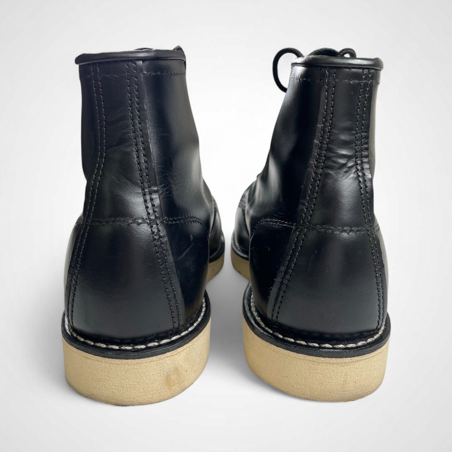 RED WING × FREAK'S STORE レッドウィング フリークスストア / 別注 6-inch Classic Moc ブラック「シャパラル」 8848 ガラスレザー USA製  美品 SIZE:26cm