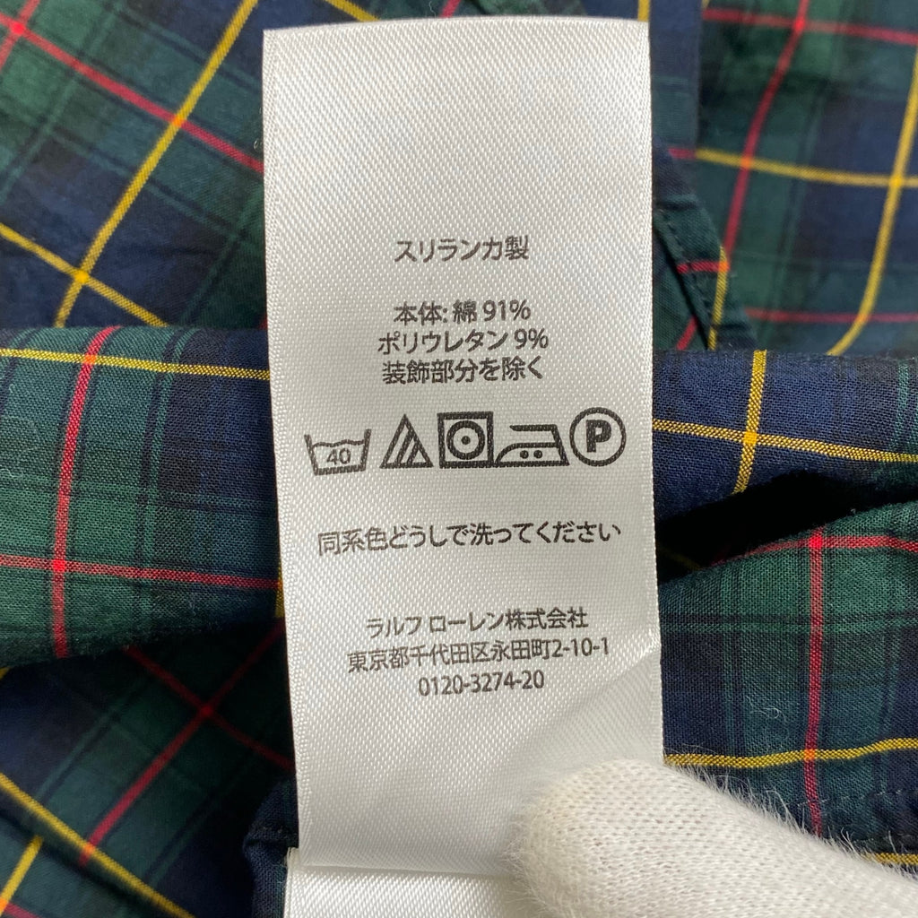 POLO RALPH LAUREN ポロ ラルフローレン / ボタンダウンシャツ ブラックウォッチ柄 SIZE:XS(S程度)