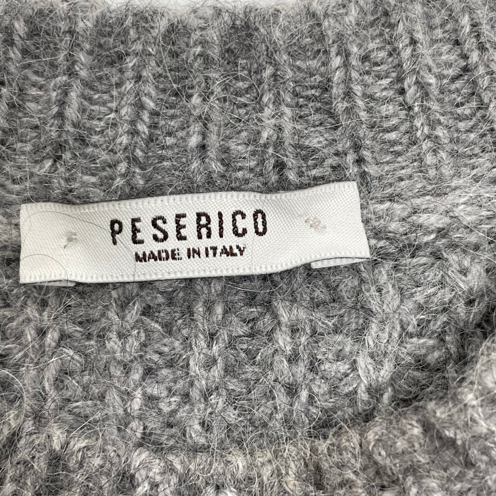 PESERICO ペゼリコ / シルクカシミヤMIXニット グレー 参考定価：100,000程度 SIZE:38