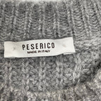PESERICO ペゼリコ / シルクカシミヤMIXニット グレー 参考定価：100,000程度 SIZE:38