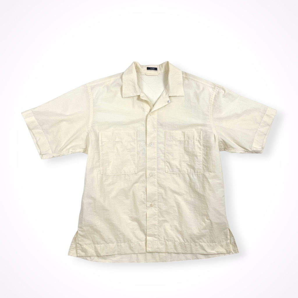 YLEVE / コットンナイロンオープンカラーシャツ 参考定価：24,000+tax SIZE:5