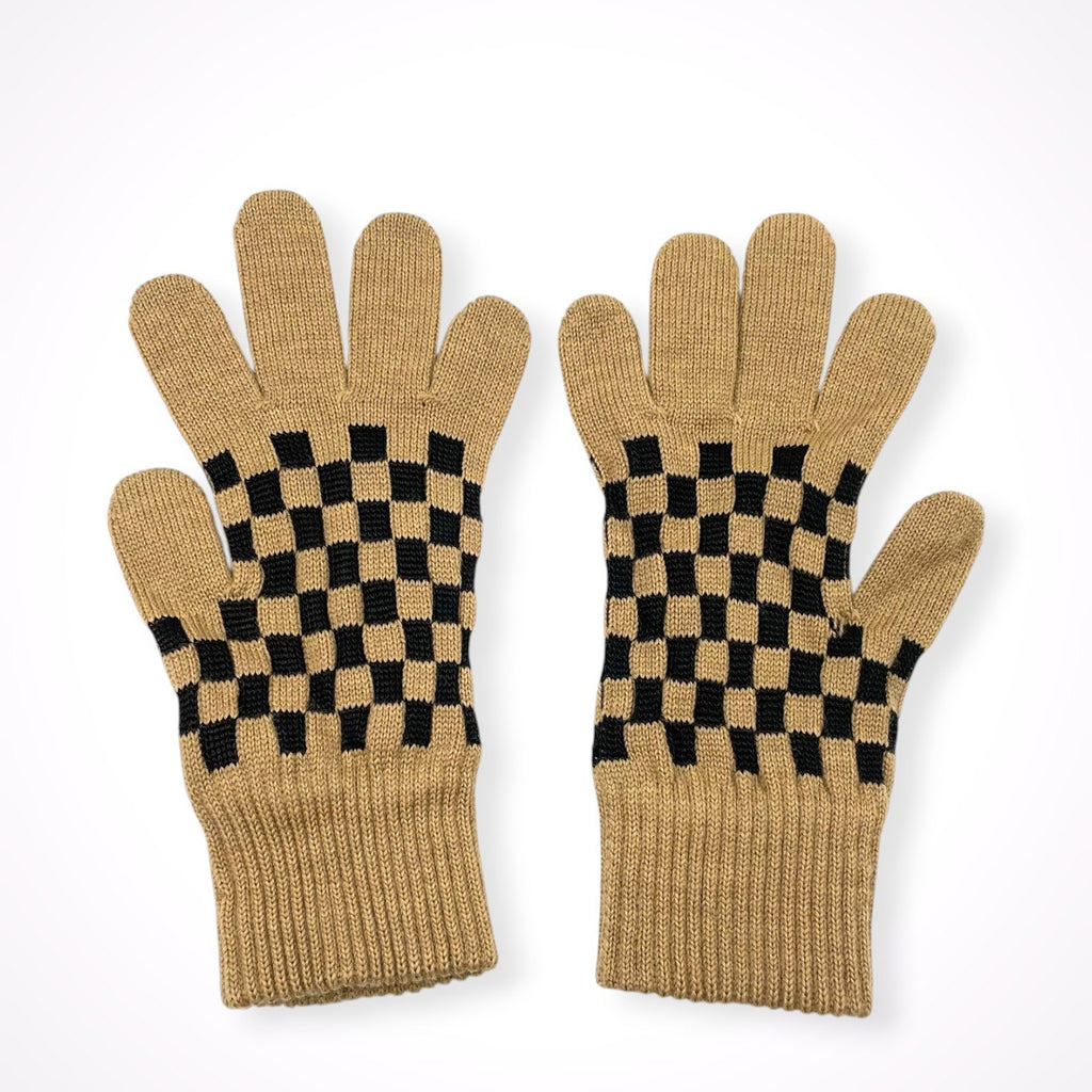 FENDI / チェック柄ニットグローブ 参考定価：45,000程度