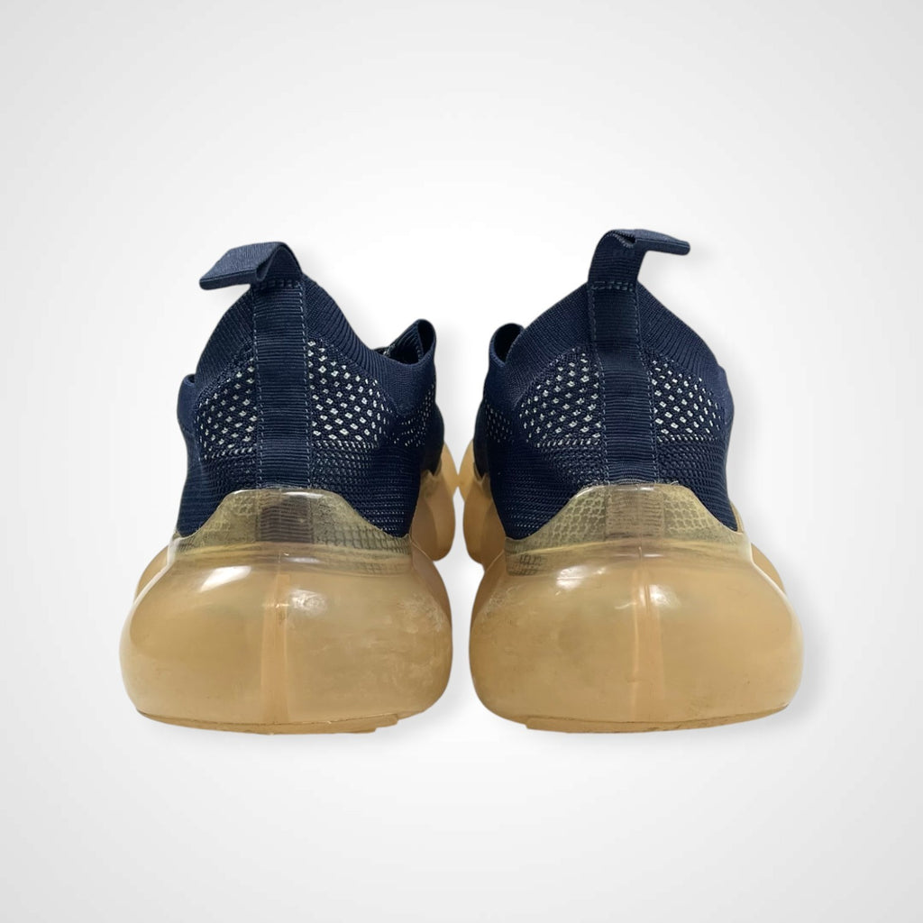 grounds グラウンズ MIKIOSAKABE ミキオサカベ / JEWELRY スニーカー ネイビー×ベージュ 参考定価：33,000程度 SIZE：27cm