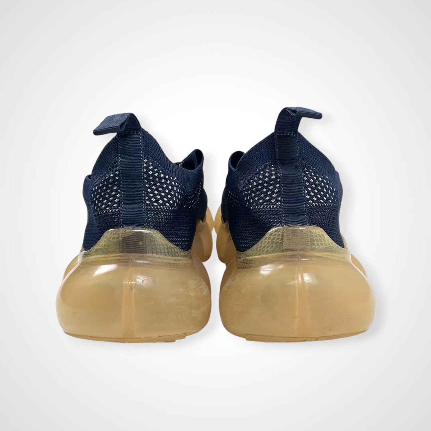 grounds グラウンズ MIKIOSAKABE ミキオサカベ / JEWELRY スニーカー ネイビー×ベージュ 参考定価：33,000程度 SIZE：27cm