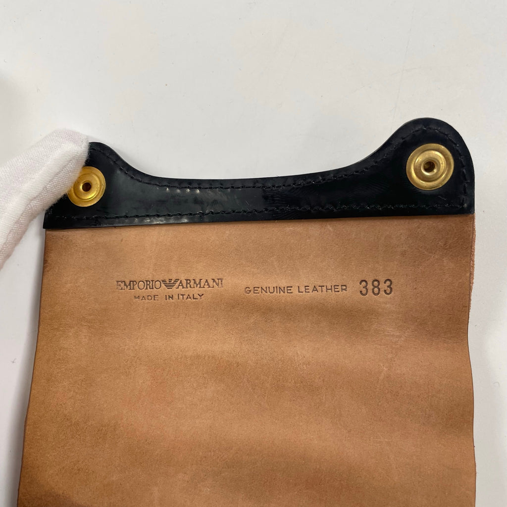 EMPORIO ARMANI / ビジューカフブレスレット レザー 参考定価：55,000程度