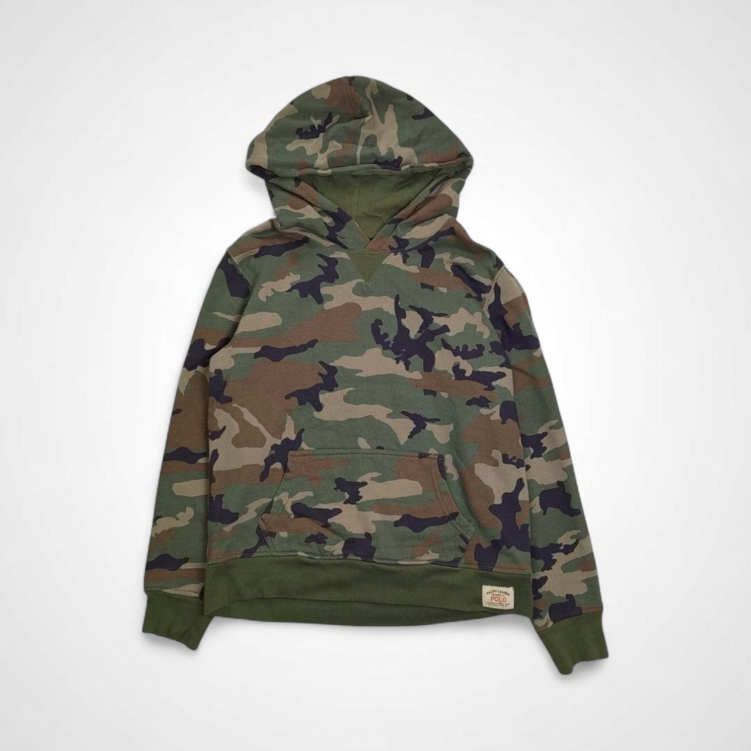 Polo by ralph lauren ポロ バイ ラルフローレン / 迷彩柄 プルオーバー パーカー SIZE:L(KID'S SIZE)