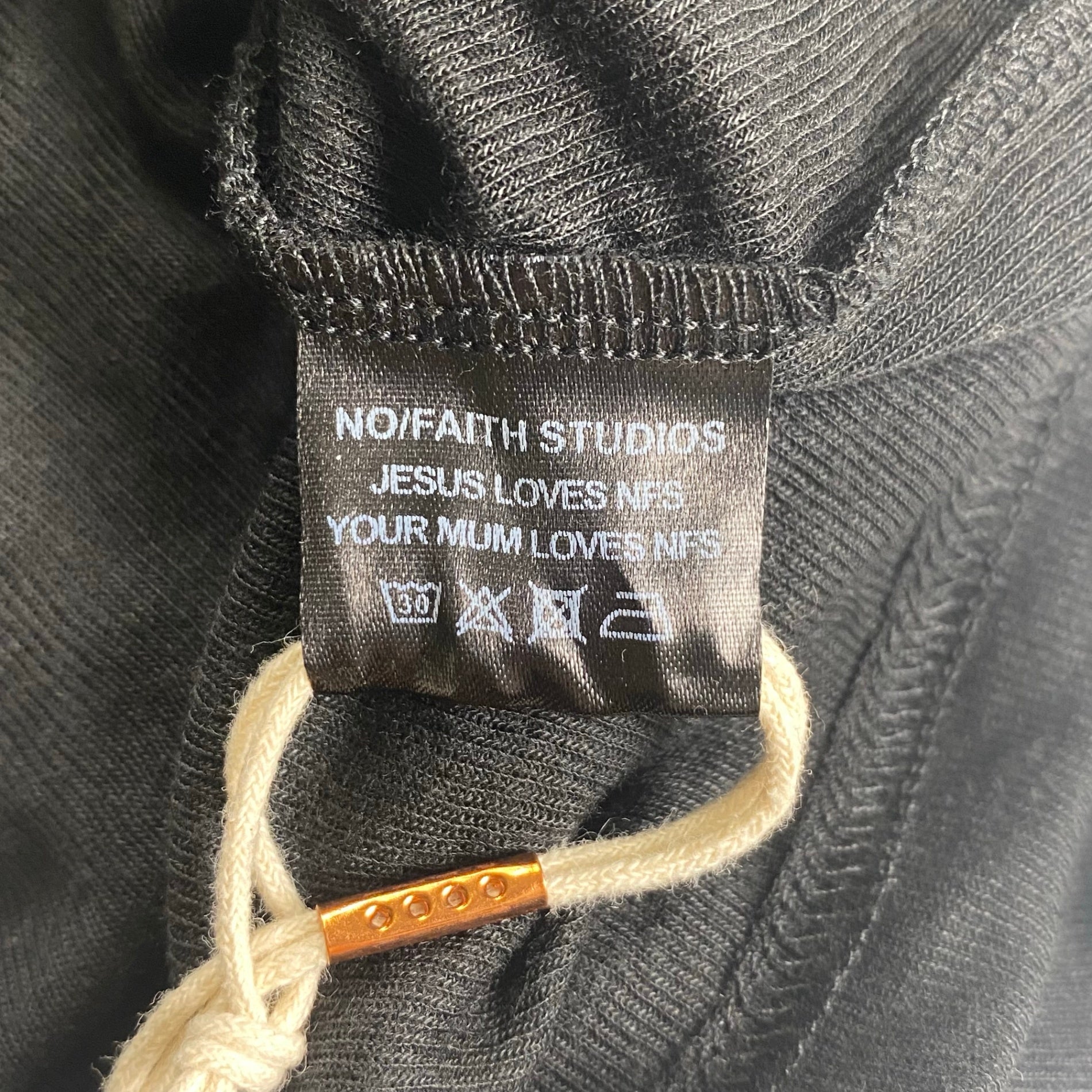 【タグ付】 NO/FAITH STUDIOS / DOUBLE LAYERED LONG SLEEVE ダブルレイヤードロングスリーブTシャツ SIZE:3