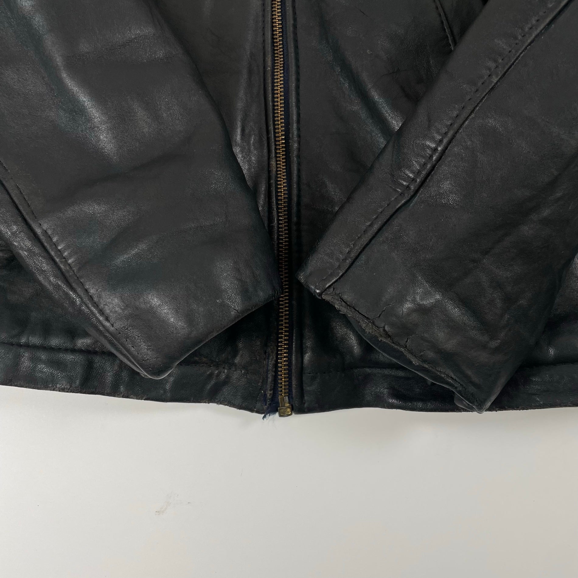 FRENCH VINTAGE / 8-90s パイロットレザージャケット SIZE:M程度