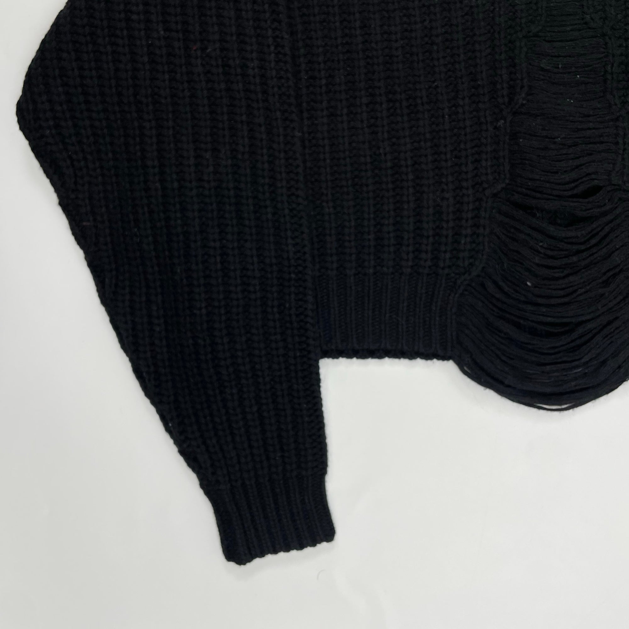 DESIGNER REMIX CHARLOTTE ESKILDSEN デザイナーリミックス / 解かれたニット Unraveled Knit 参考定価：28,000程度 SIZE：XXS