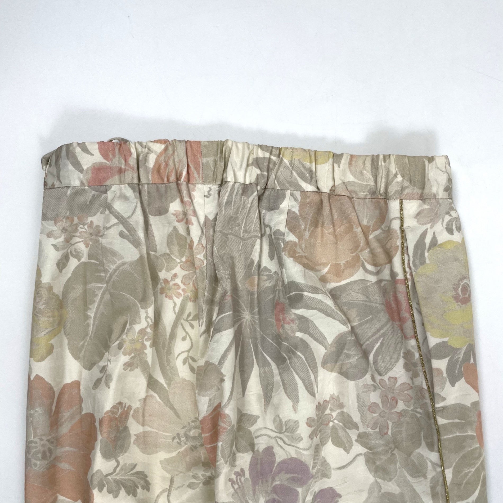 DRIES VAN NOTEN / アートフラワースラックス 参考定価：95,000程度 SIZE:36