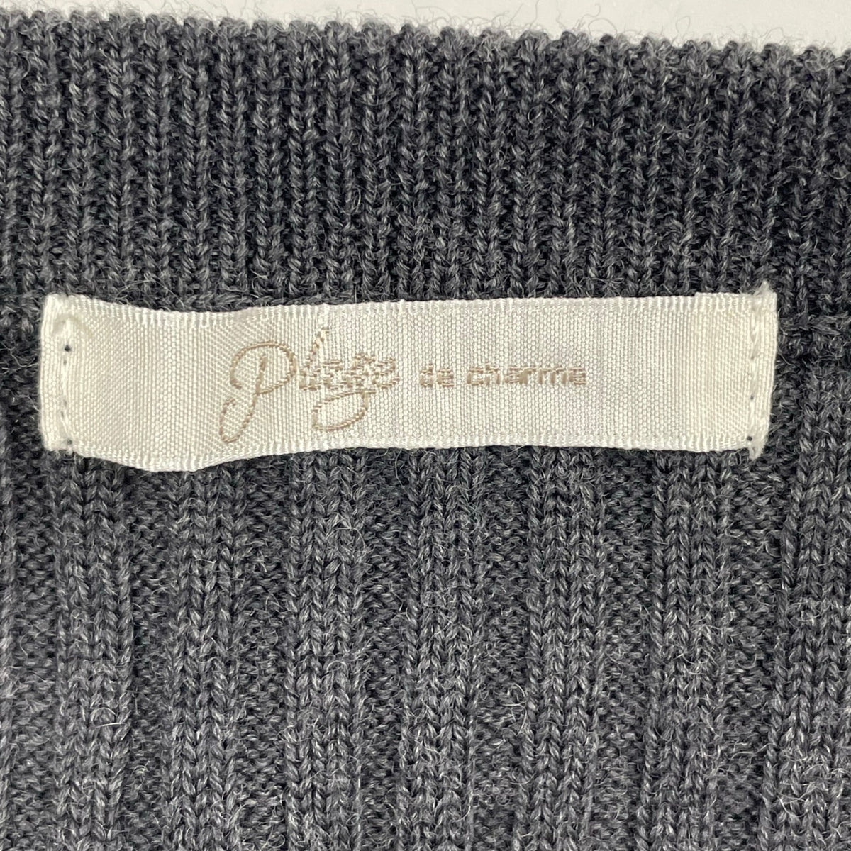 Plage de charme / minimal rib KN ワンピース 参考定価：25,000+tax SIZE:FREE