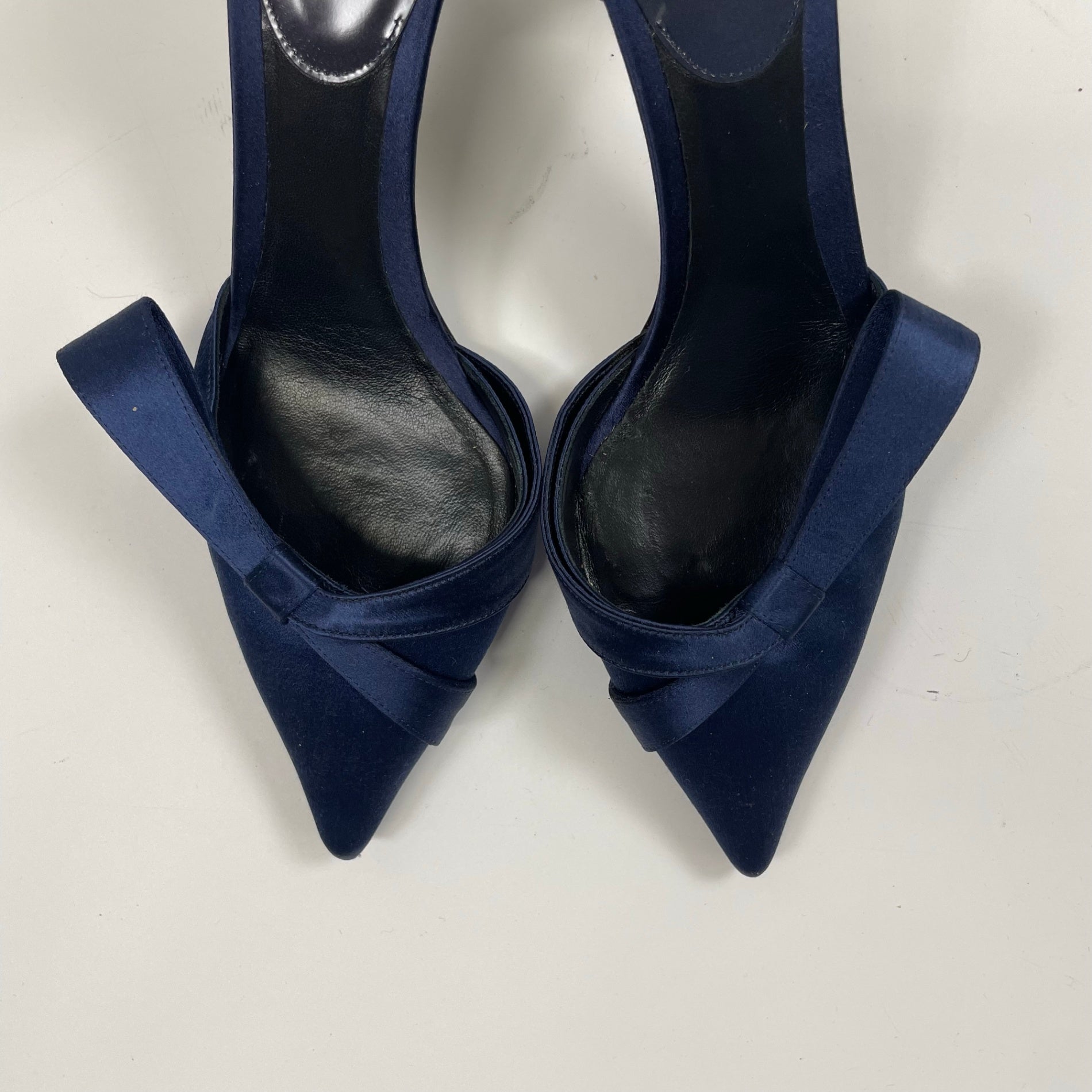 GIORGIO ARMANI / サテンヒールパンプス 美品 参考定価：160,000程度